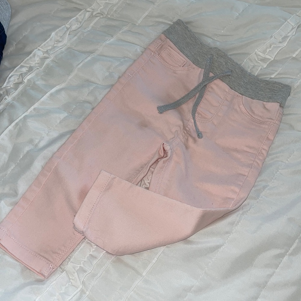 Pink Toughskins jeans 18 months, new